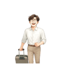 眼鏡をかけた若い会社員 （NT）（個別スタンプ：12）