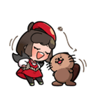 『らこぽん＆みらいちゃん』スタンプ 2（個別スタンプ：11）