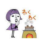 mottoの大人ぱっつんボブ♡お米（個別スタンプ：22）