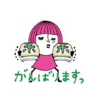 mottoの大人ぱっつんボブ♡お米（個別スタンプ：26）