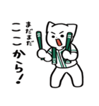 野球ねこ応援団・緑チームVer. その2（個別スタンプ：16）