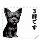犬の メッセージ スタンプ 16（個別スタンプ：7）