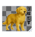 犬の メッセージ スタンプ 46（個別スタンプ：7）