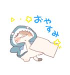 【夏】サメ！パーカー動物（個別スタンプ：4）