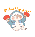 【夏】サメ！パーカー動物（個別スタンプ：9）