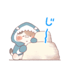 【夏】サメ！パーカー動物（個別スタンプ：14）