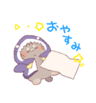 【夏】サメ！パーカー動物2（個別スタンプ：4）