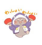 【夏】サメ！パーカー動物2（個別スタンプ：9）