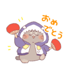 【夏】サメ！パーカー動物2（個別スタンプ：10）
