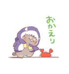 【夏】サメ！パーカー動物2（個別スタンプ：19）