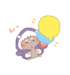 【夏】サメ！パーカー動物2（個別スタンプ：23）