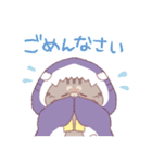 【夏】サメ！パーカー動物2（個別スタンプ：28）