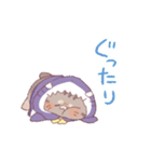 【夏】サメ！パーカー動物2（個別スタンプ：29）