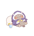 【夏】サメ！パーカー動物2（個別スタンプ：33）