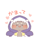 【夏】サメ！パーカー動物2（個別スタンプ：35）