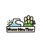 Re 使える！巳年年賀状2025（個別スタンプ：15）