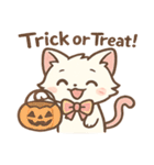 ピンクリボンねこの秋スタンプ（個別スタンプ：11）