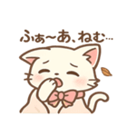 ピンクリボンねこの秋スタンプ（個別スタンプ：29）