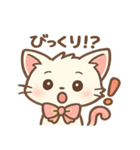 ピンクリボンねこの秋スタンプ（個別スタンプ：30）