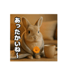 ポジティブなうさぎ（個別スタンプ：35）