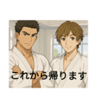 スポーツマン二人組（個別スタンプ：5）