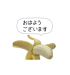 新・このバナナ動くぞ【実写版】（個別スタンプ：1）