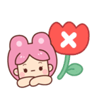うさぎ：日常の言葉（個別スタンプ：17）