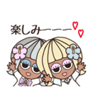 【予定/シンプル】ハピチャラガール☆3（個別スタンプ：8）