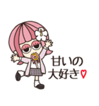 【予定/シンプル】ハピチャラガール☆3（個別スタンプ：12）