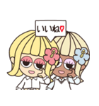 【予定/シンプル】ハピチャラガール☆3（個別スタンプ：17）