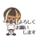 【予定/シンプル】ハピチャラガール☆3（個別スタンプ：22）