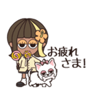 【予定/シンプル】ハピチャラガール☆3（個別スタンプ：23）
