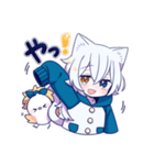 白猫少年【リメイク】（個別スタンプ：25）