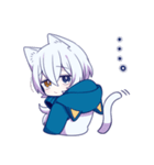 白猫少年【リメイク】（個別スタンプ：37）