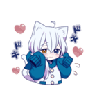 白猫少年【リメイク】（個別スタンプ：39）