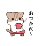 動く！毎日五月病なねこたち＆グルメ2（個別スタンプ：1）
