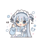 パンダ好きジャージメイドちゃん（個別スタンプ：4）