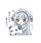 パンダ好きジャージメイドちゃん（個別スタンプ：7）