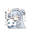 パンダ好きジャージメイドちゃん（個別スタンプ：10）