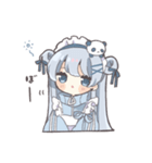 パンダ好きジャージメイドちゃん（個別スタンプ：11）