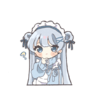 パンダ好きジャージメイドちゃん（個別スタンプ：24）