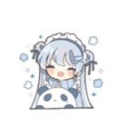 パンダ好きジャージメイドちゃん（個別スタンプ：28）