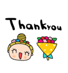 nenerin日常会話スタンプ316英語気遣い（個別スタンプ：34）
