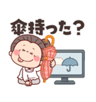 毎年使える梅雨～初夏・災害★可愛いばあば（個別スタンプ：3）