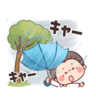 毎年使える梅雨～初夏・災害★可愛いばあば（個別スタンプ：11）
