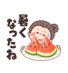毎年使える梅雨～初夏・災害★可愛いばあば（個別スタンプ：21）