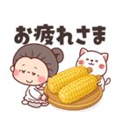 毎年使える梅雨～初夏・災害★可愛いばあば（個別スタンプ：30）