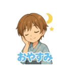 可愛い浴衣男子ずっと使える夏スタンプ（個別スタンプ：10）