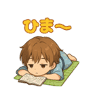 可愛い浴衣男子ずっと使える夏スタンプ（個別スタンプ：36）