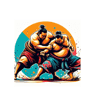 伝説の大相撲大会2（個別スタンプ：34）
